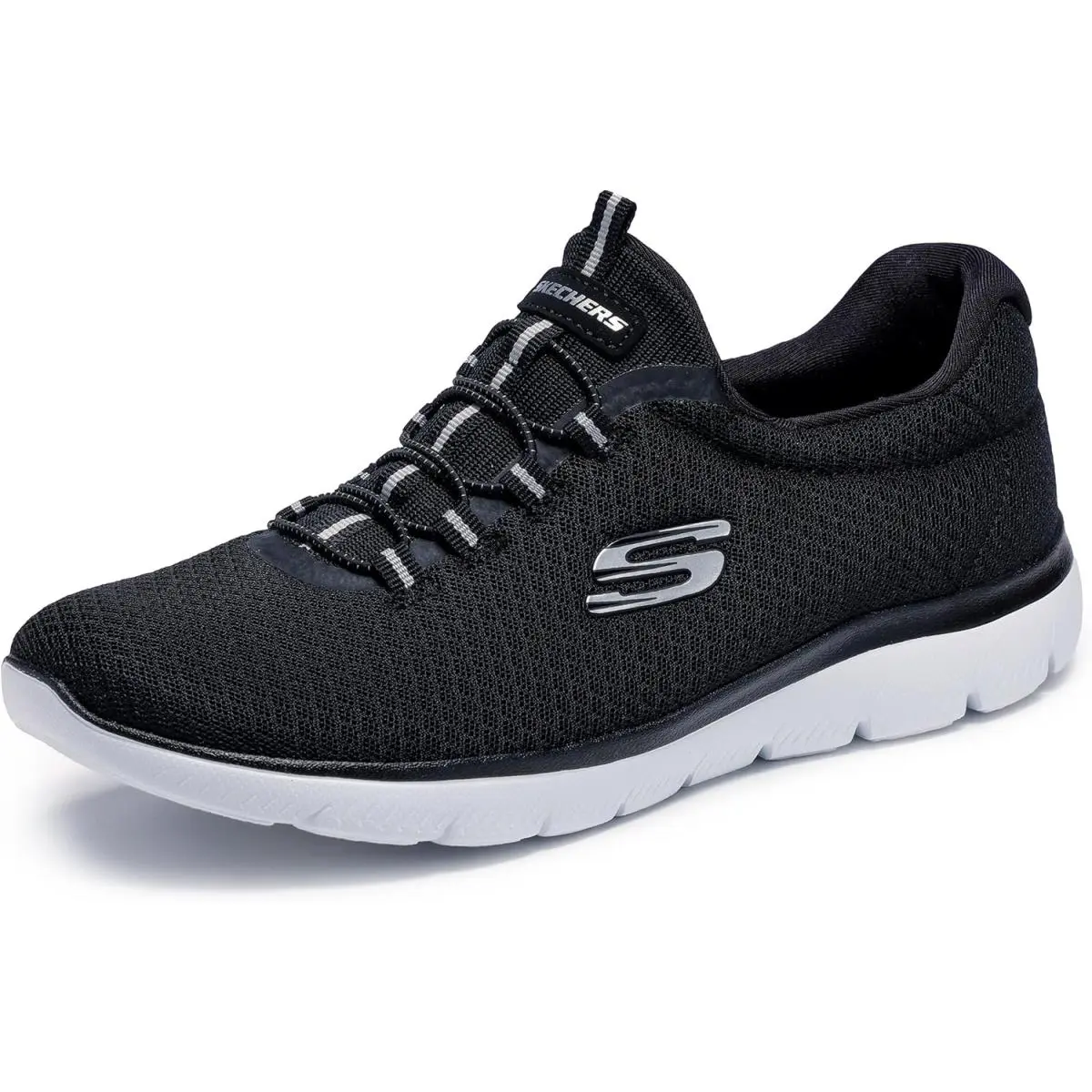 Skechers shoes - Summits Sneaker - Summits Sneaker - Multicolor, (Manufacturer): Black/White (UPC: 191665537021) 6