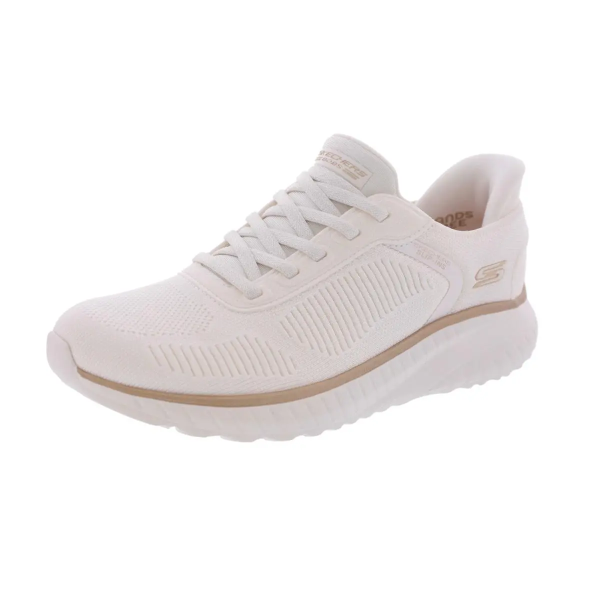 Skechers shoes - Slip-ins: BOBS Sport Squad Chaos - Current Muse - 117497W WTGD - WHITE / GOLD 5