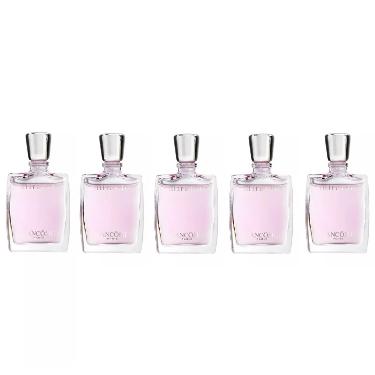 Lancome Miracle Mini Perfume Set For Women 5 Piece Eau De Parfum Splash Gift