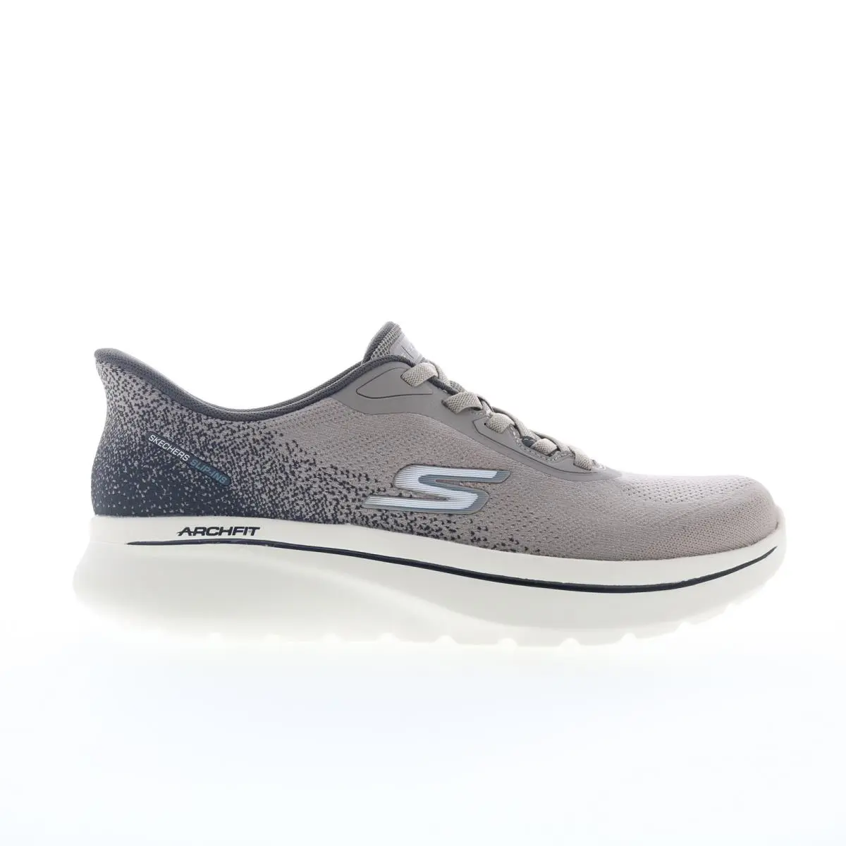 Skechers shoes - Skechers Slip-ins: Go Walk Arch Fit N-Joy - Alfredo - 217082-DKTP - Gray 7