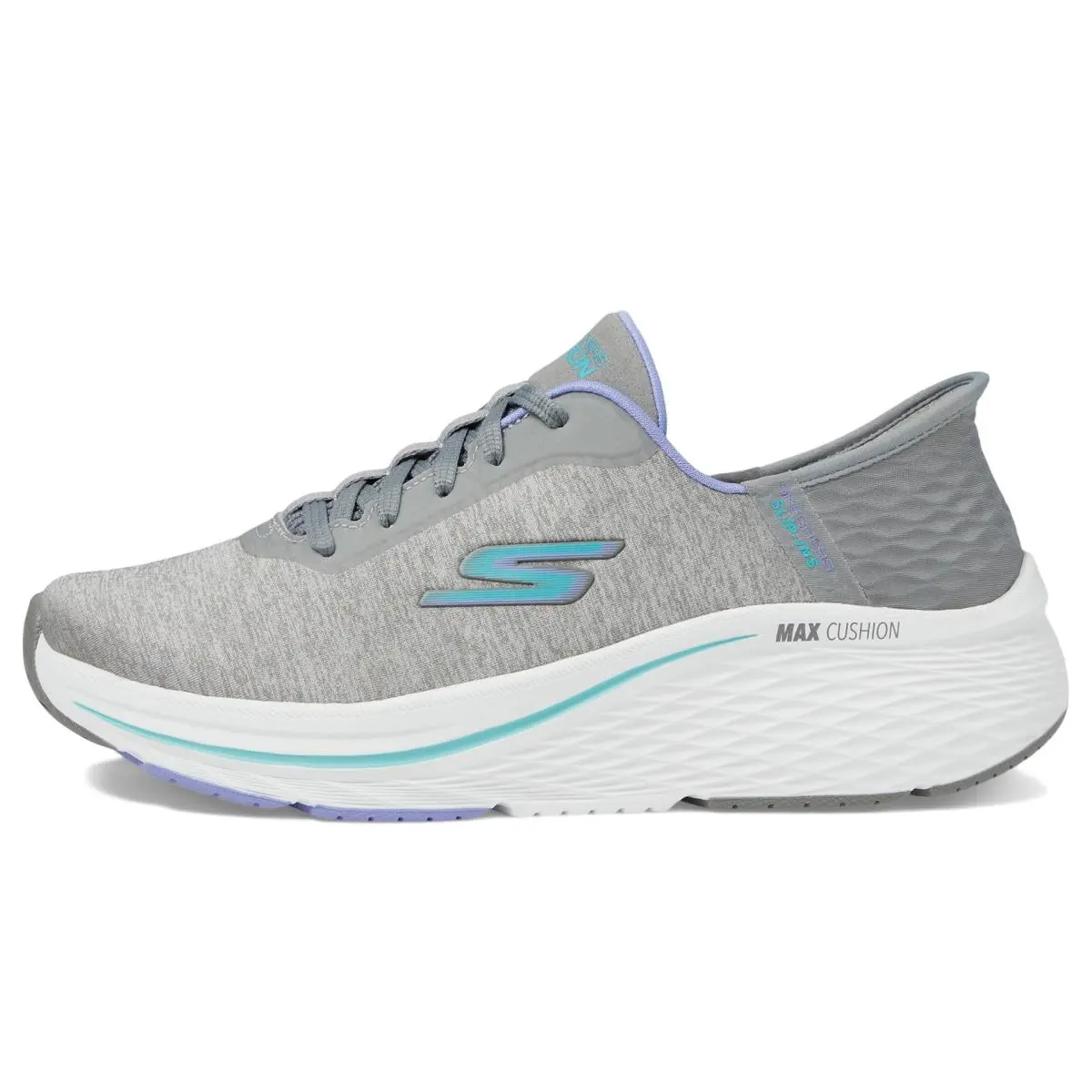 Skechers shoes - 129616 - 129616-NVPK - gray/blue 8