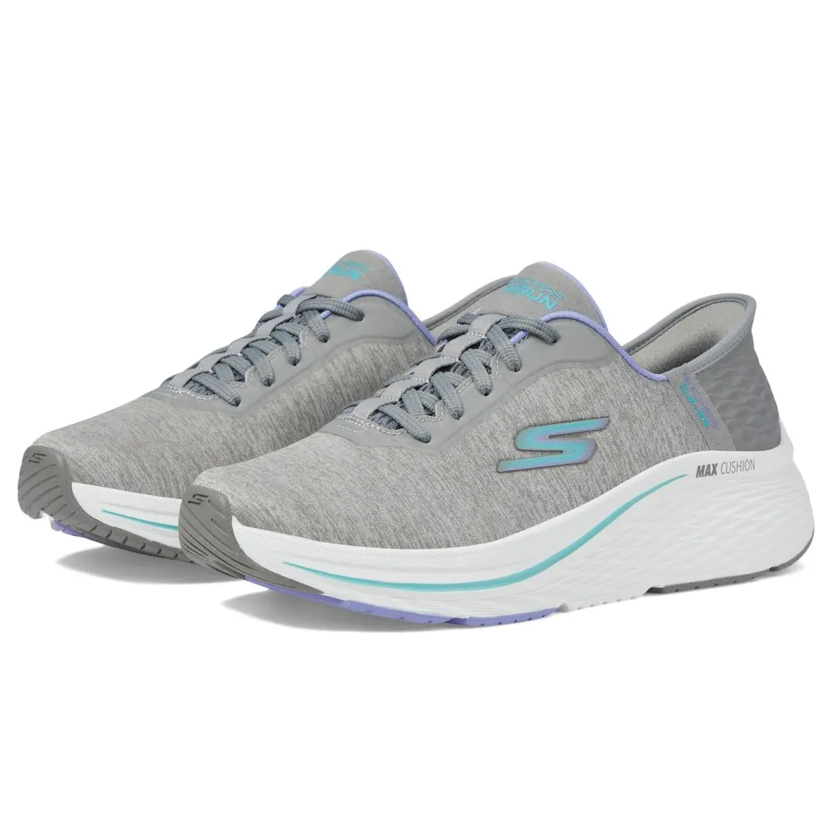 Skechers shoes - 129616 - 129616-NVPK - gray/blue 5