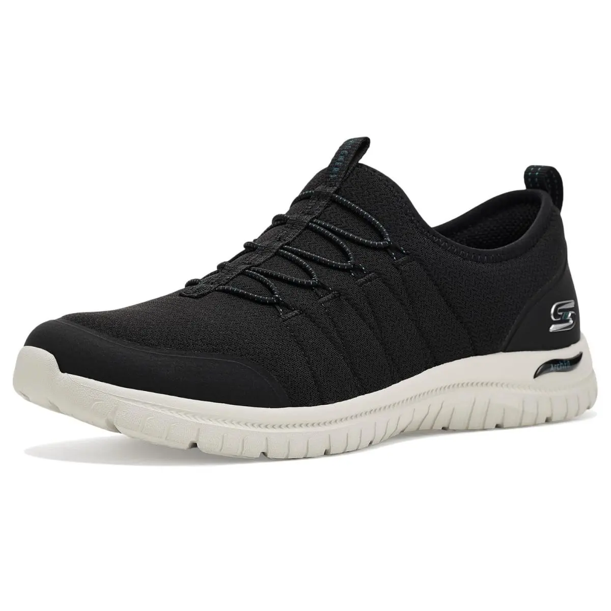 Skechers shoes - Skechers Arch Fit Virtue Dahlia 104594-BKW - 104594-BKW - Black 5