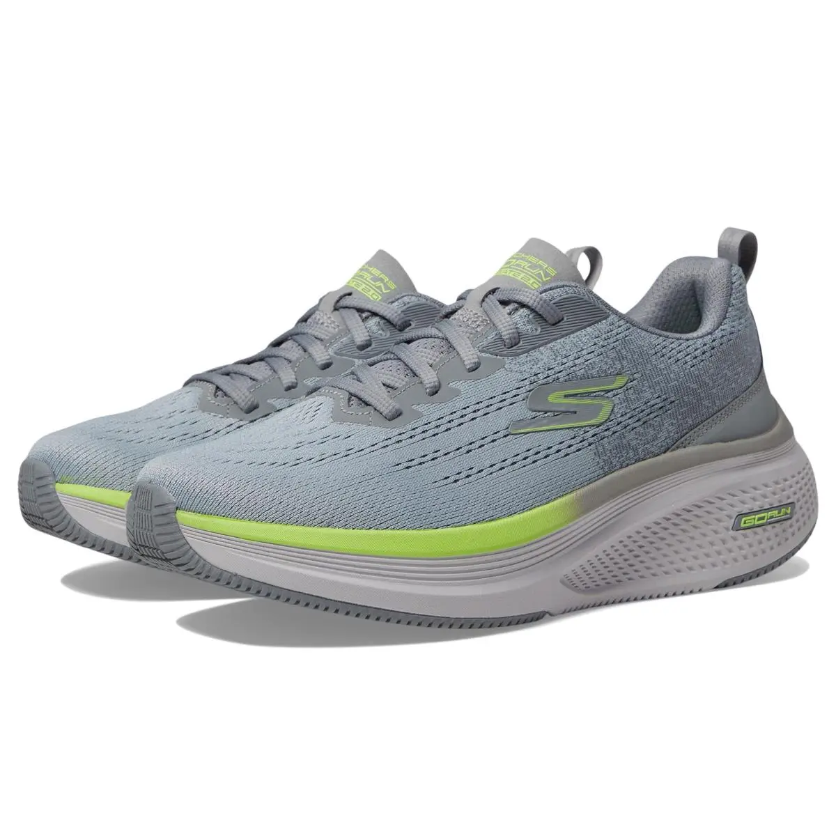 Skechers shoes - 129000 - 129000 - gray/lime 5