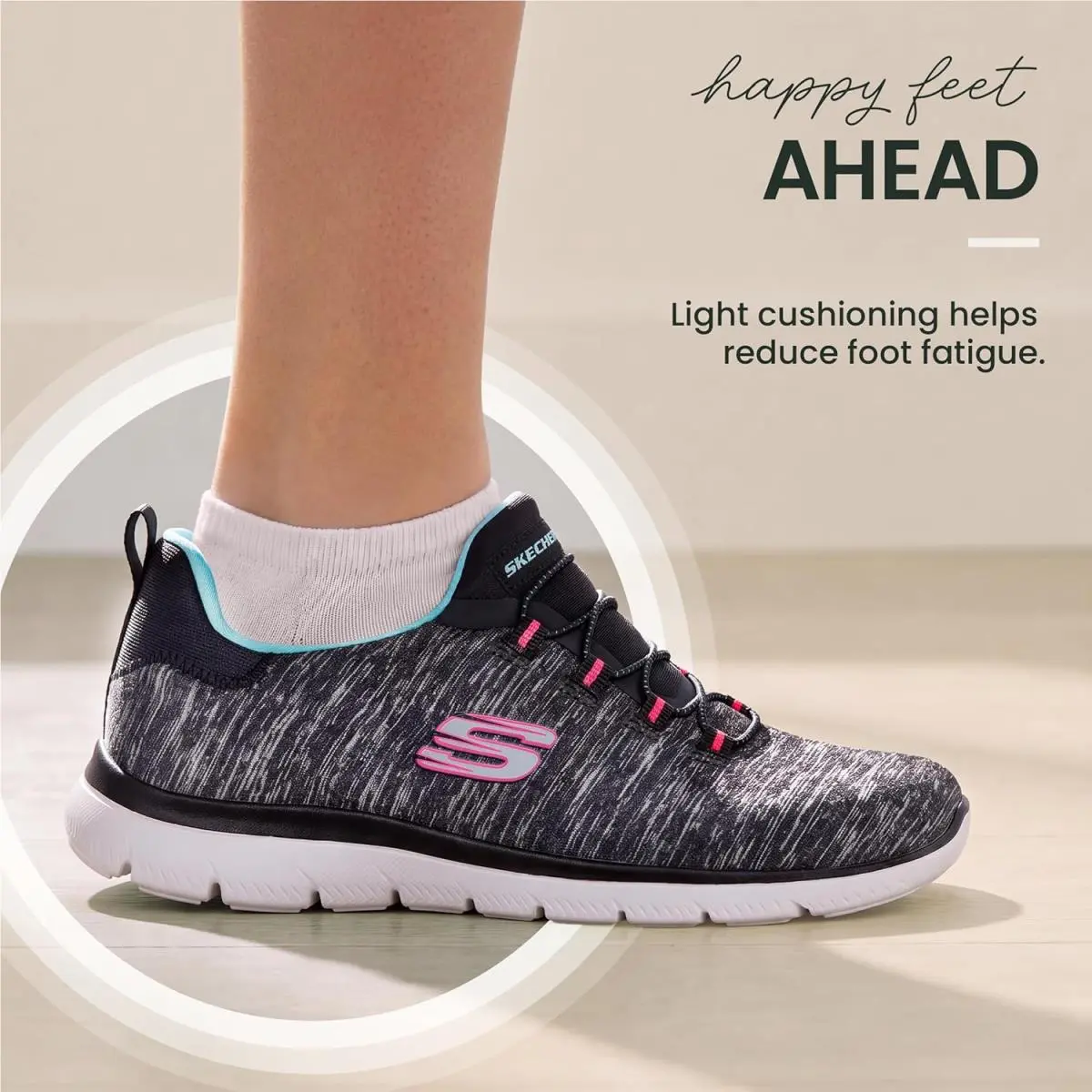 Skechers clothing - Summits Quick Getaway - Summits Quick Getaway - Multicolor, (Manufacturer): Black/Light Blue (UPC: 194880635596) 11