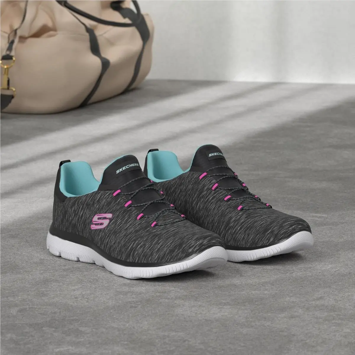 Skechers clothing - Summits Quick Getaway - Summits Quick Getaway - Multicolor, (Manufacturer): Black/Light Blue (UPC: 194880635596) 7