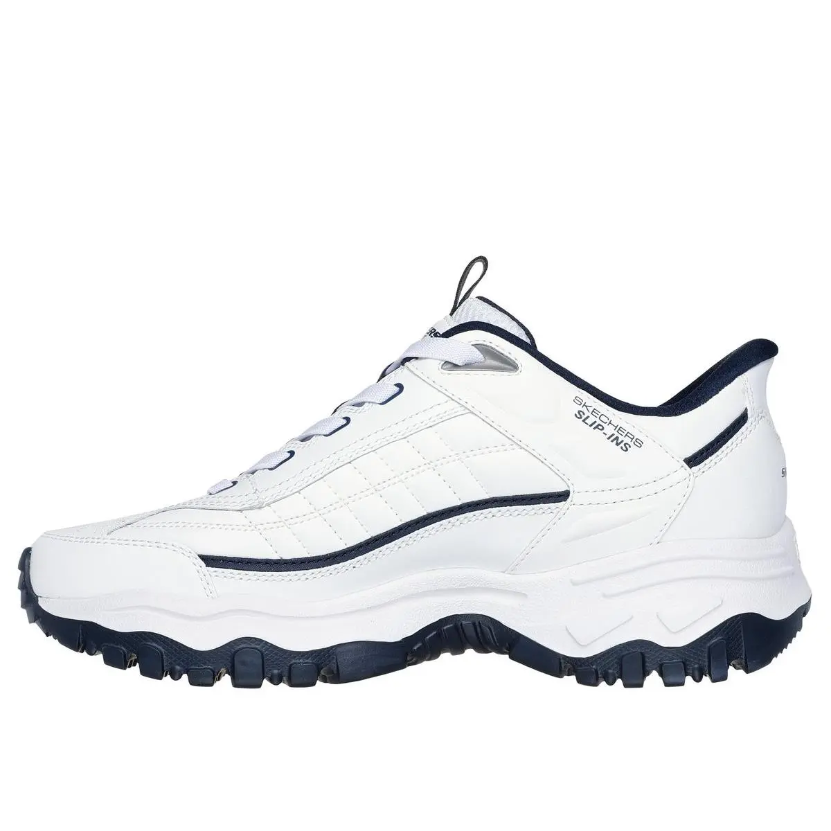Skechers shoes - WHITE/NAVY 8