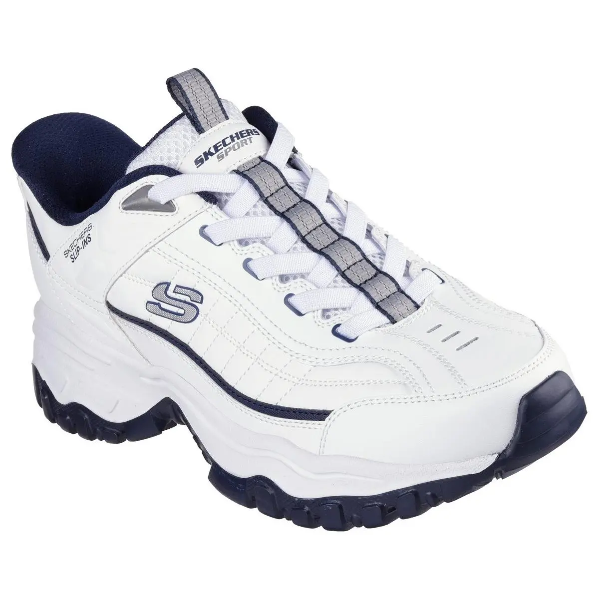 Skechers shoes - WHITE/NAVY 7