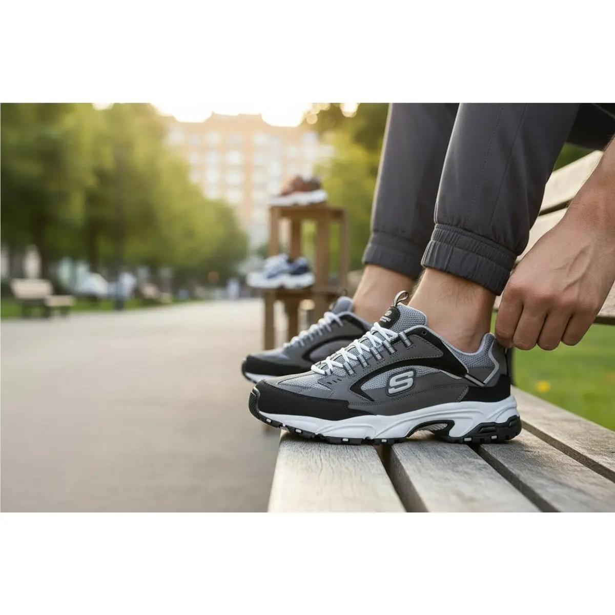 Skechers shoes - Stamina - Cutback - Stamina Cutback - 51286EW - Grey 6