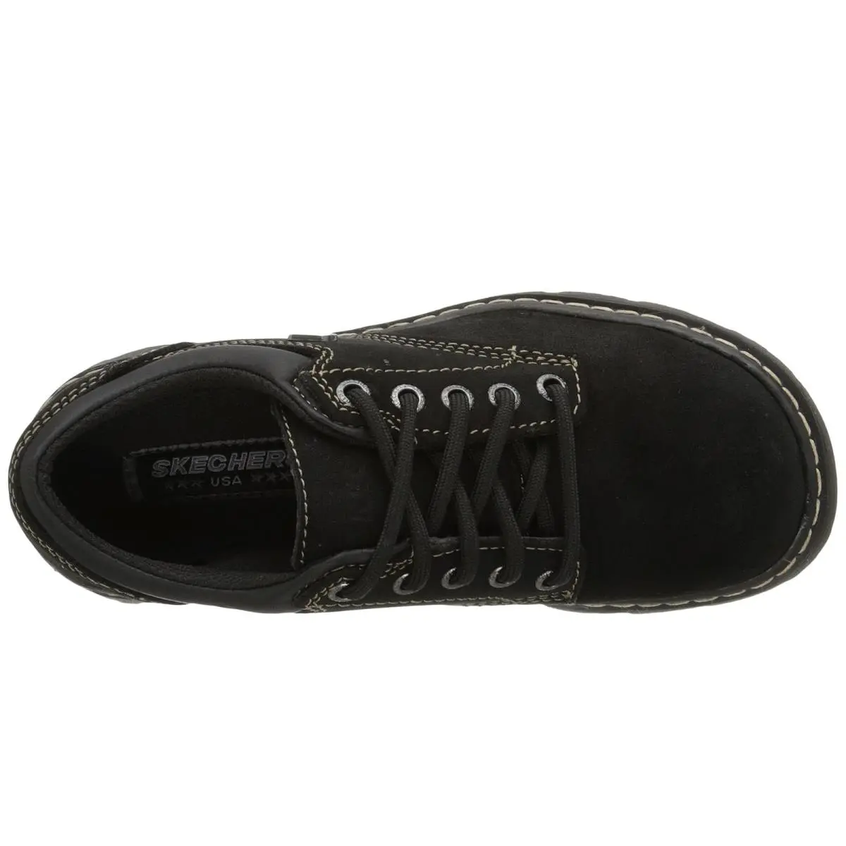 Skechers shoes - Black Scuff Resistant Leather 0