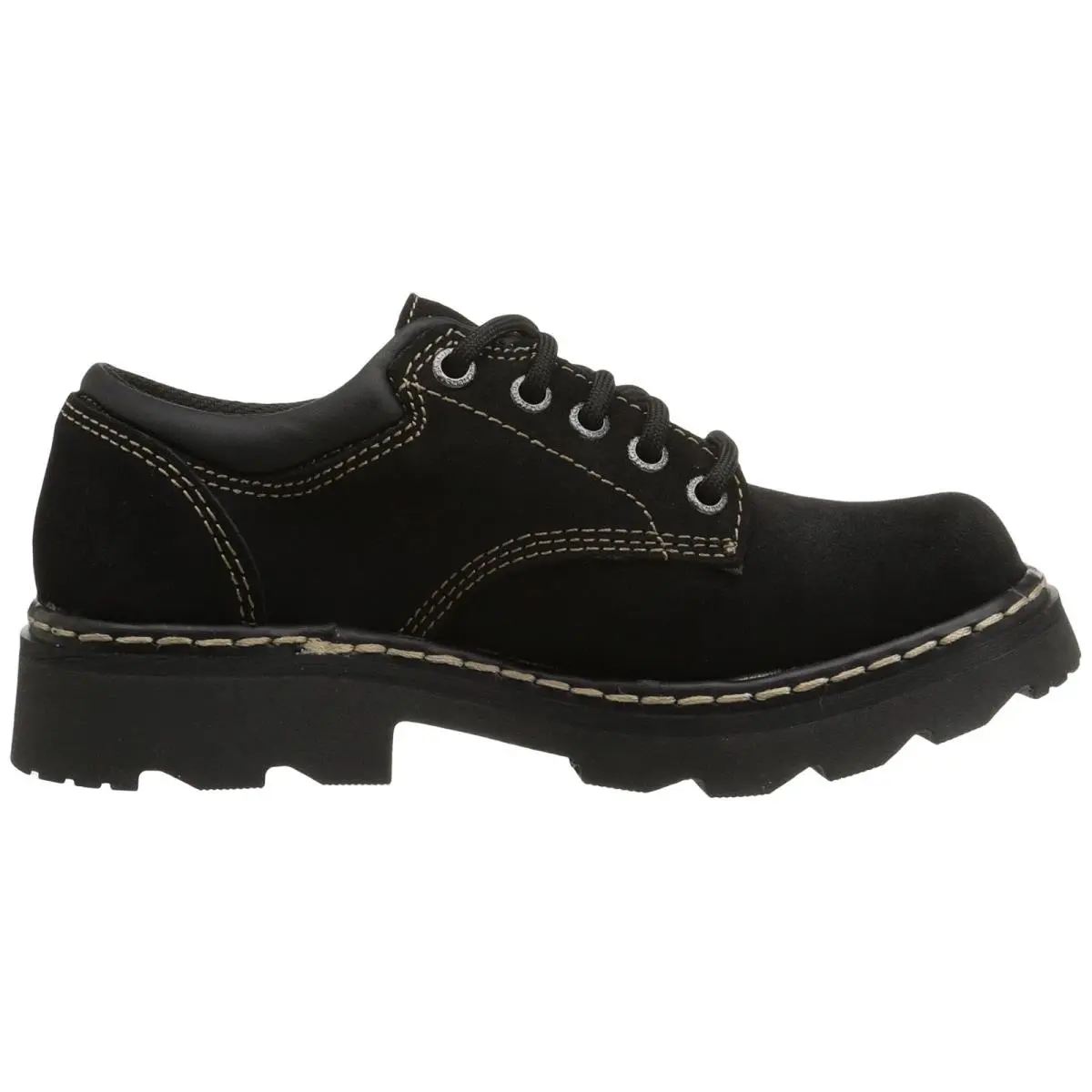 Skechers shoes - Black Scuff Resistant Leather 4