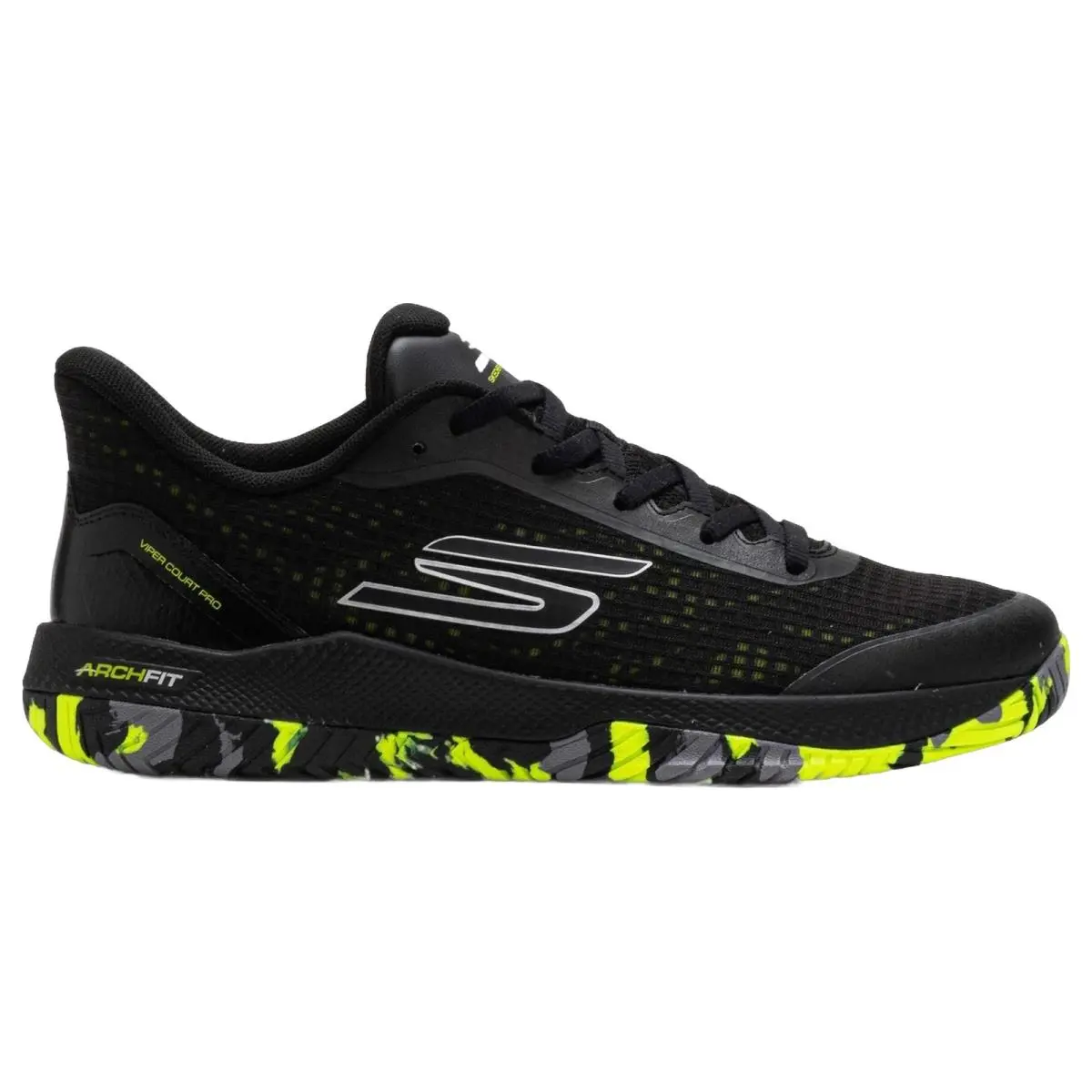 Skechers shoes - Skechers Viper Court Pro - Viper Court Pro - 246069-BLK - Black/Yellow 6