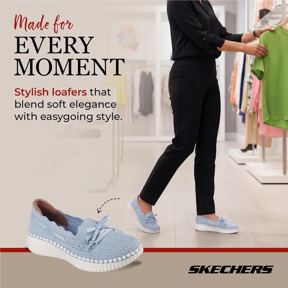 Skechers shoes - Wilshire Blvd - Knit Sail - 100822-MOC - Multicolor, (Manufacturer): Blue (UPC: 198739141436) 0