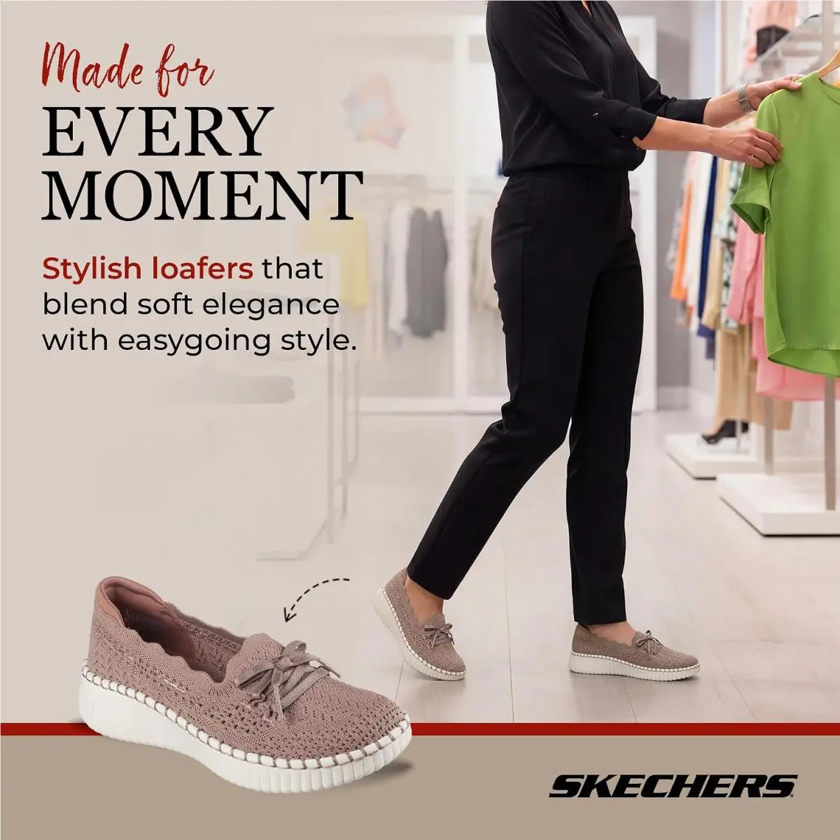 Skechers shoes - Wilshire Blvd - Knit Sail - 100822-MOC - Multicolor, (Manufacturer): Blue (UPC: 198739141436) 14
