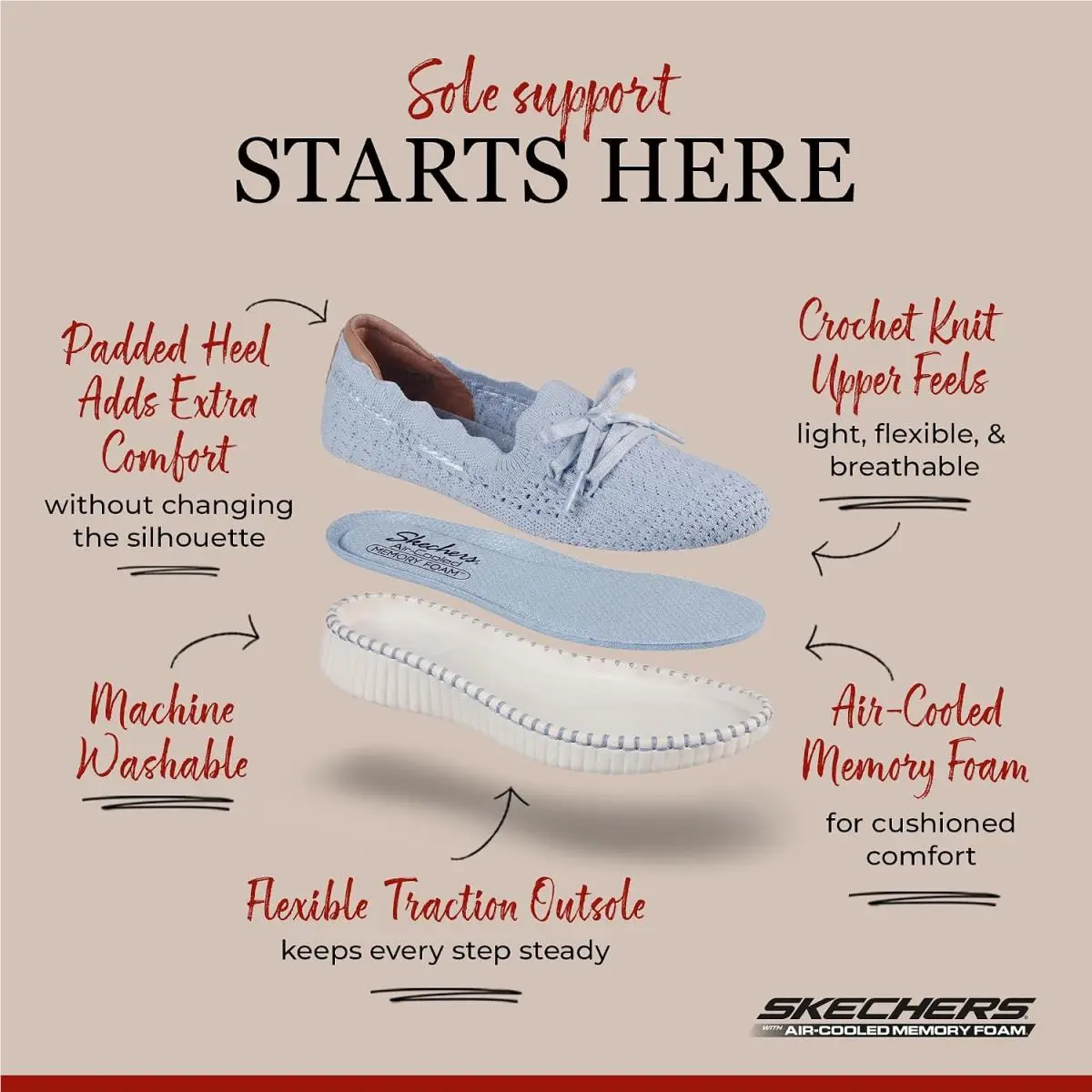 Skechers shoes - Wilshire Blvd - Knit Sail - 100822-MOC - Multicolor, (Manufacturer): Blue (UPC: 198739141436) 2
