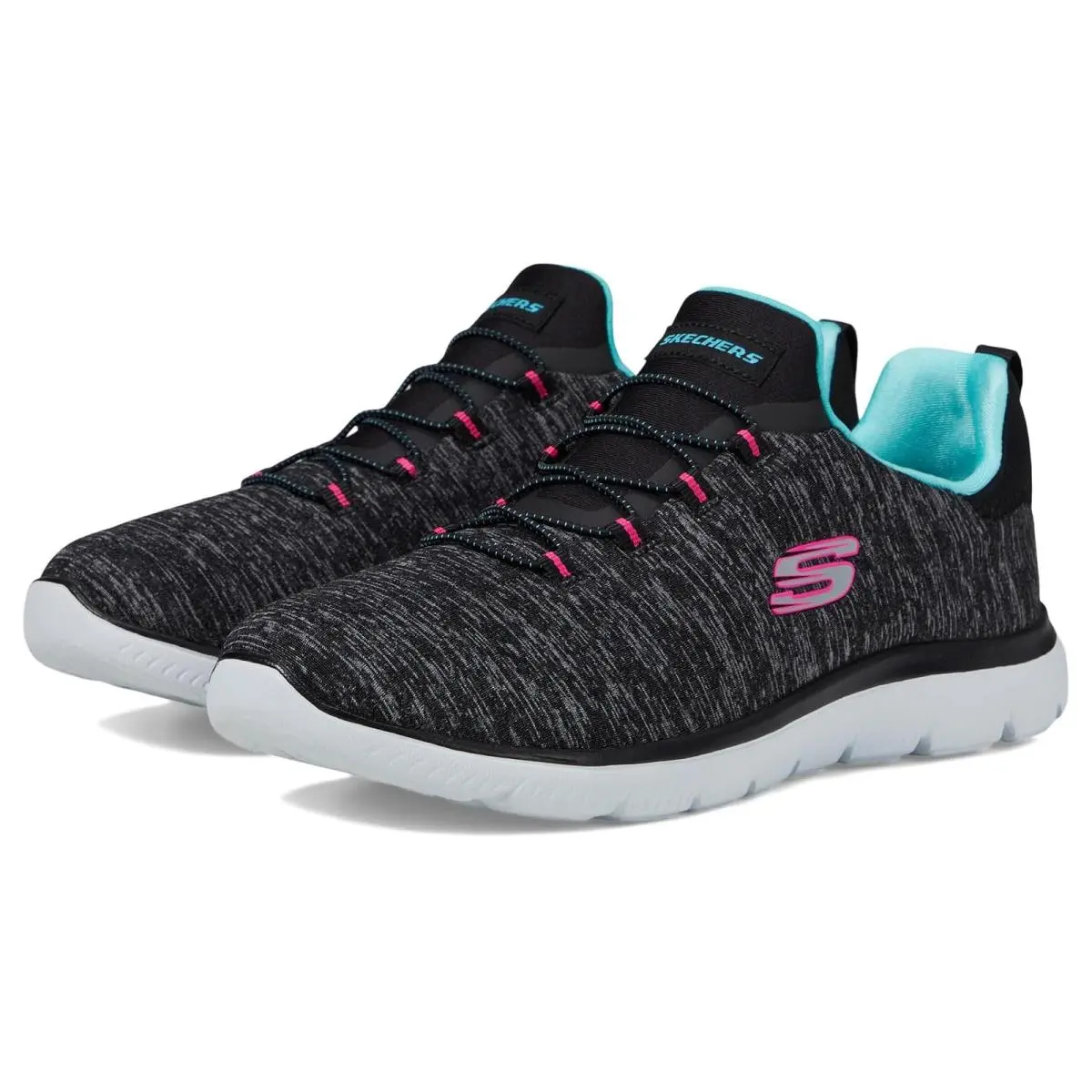 Skechers shoes - Black/Light Blue 5