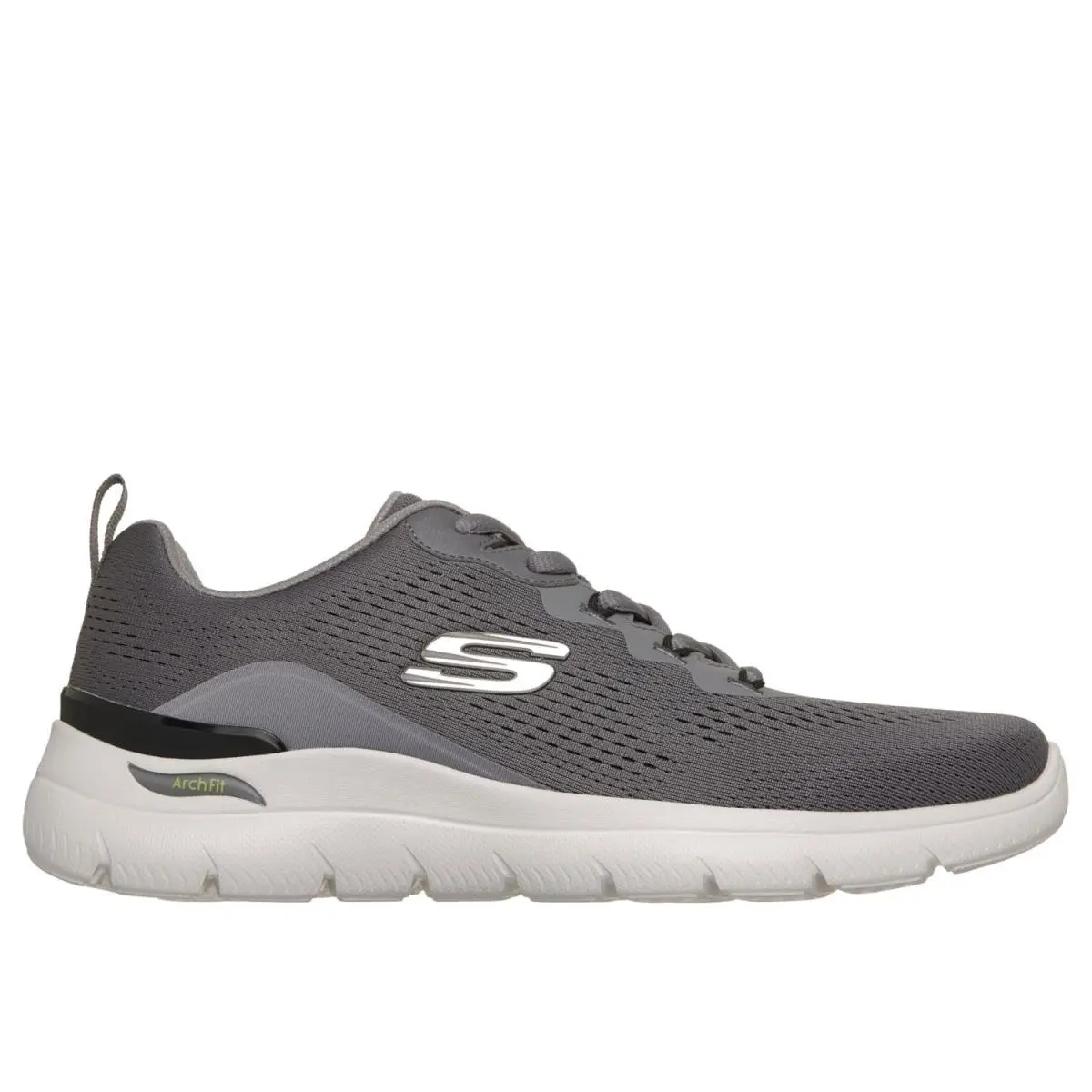 Skechers shoes - CHARCOAL/LIME 11