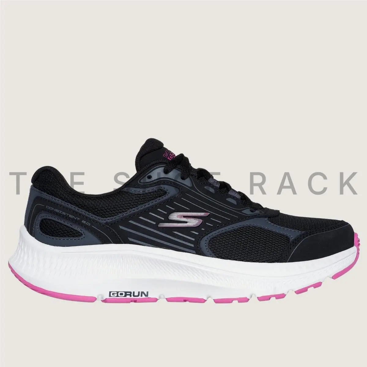 Skechers shoes - Skechers GO RUN Consistent 2.0 - Advantage - 128606-BKFS - Black 4