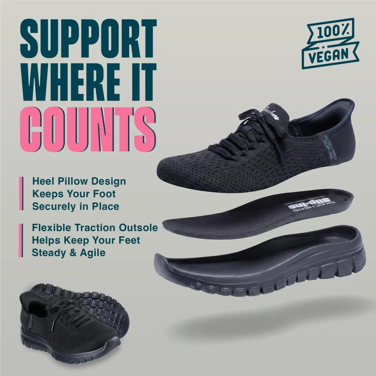 Skechers shoes - 100736-tpe - 100736 - navy 14