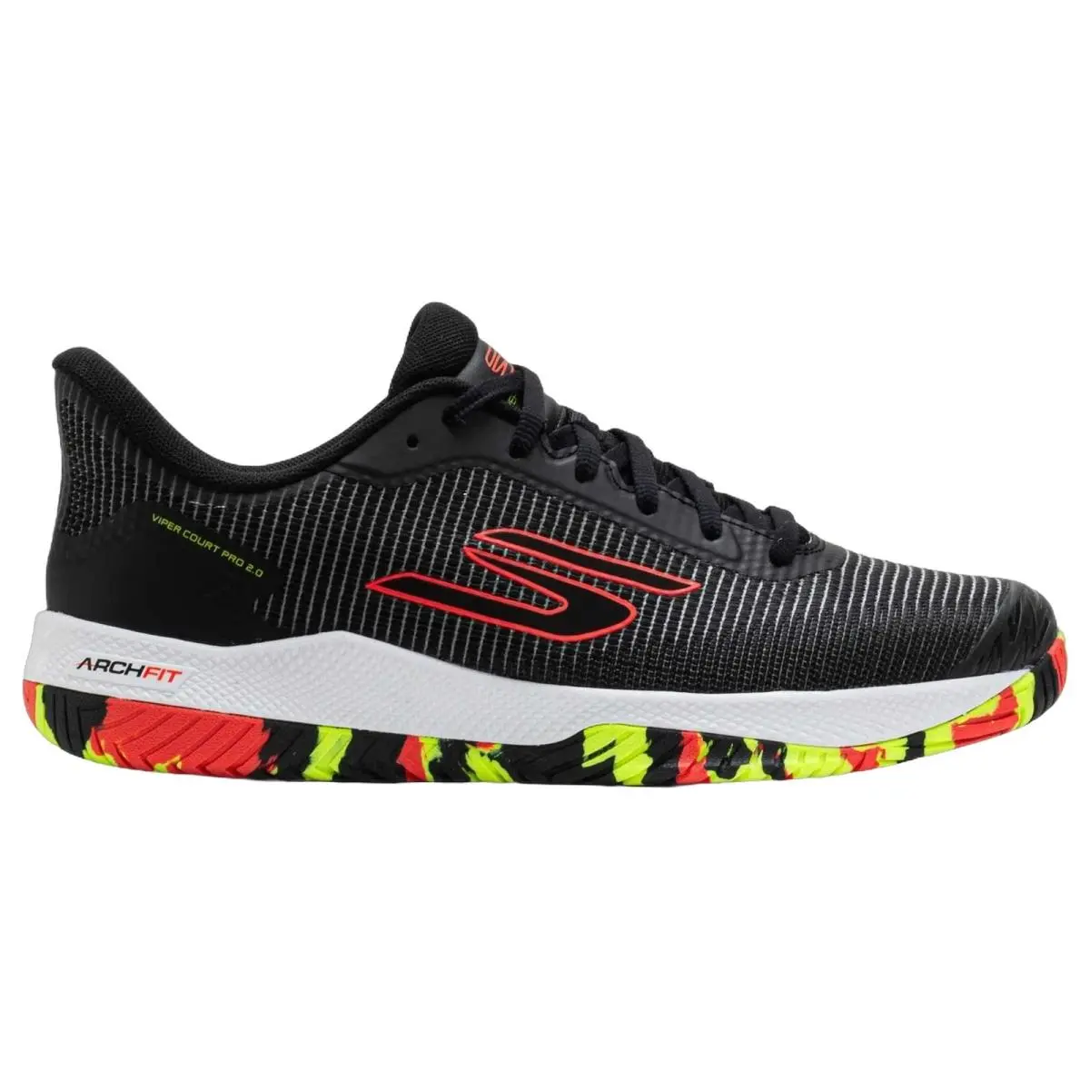 Skechers shoes - Skechers Viper Court Pro 2 0 - 246109-BKMT - Black/Multi 6