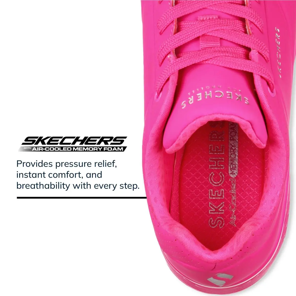 Skechers shoes - 73667-wht - V9-YT30-BW5H - black/black 64