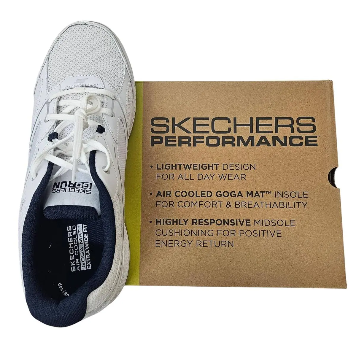 Skechers shoes - White / Navy 2