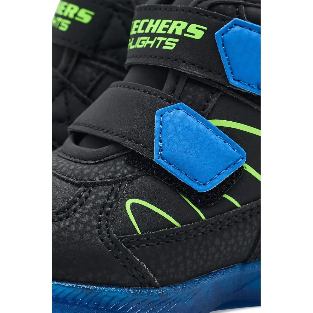Skechers shoes - Black/Blue/Lime 4