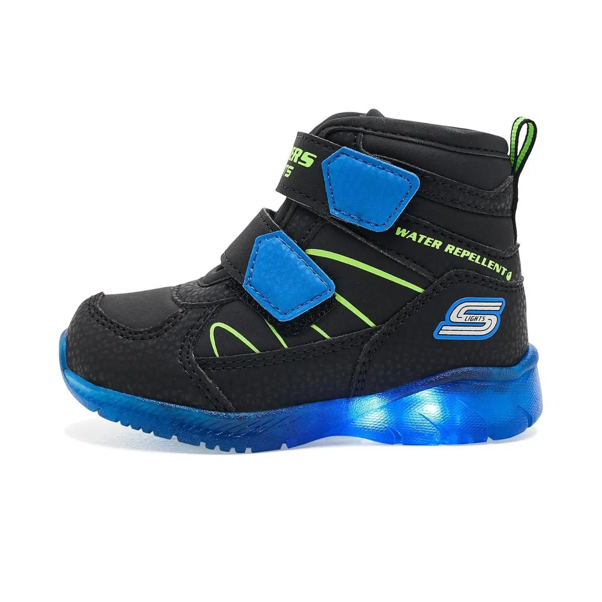 Skechers shoes - Black/Blue/Lime 9