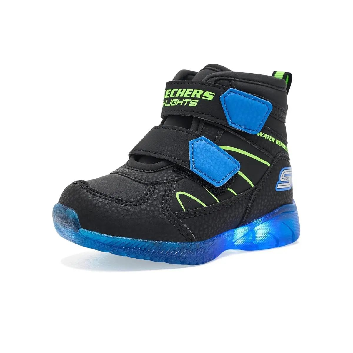 Skechers shoes - Black/Blue/Lime 6