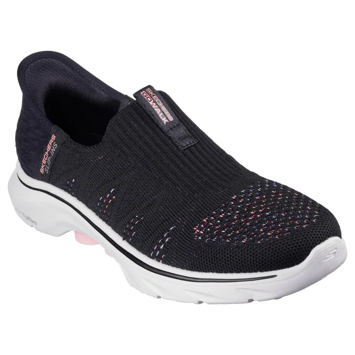 Skechers shoes - Skechers Go Walk 7-City Lights 125222-BKMT - 125222-BKMT - Black 6