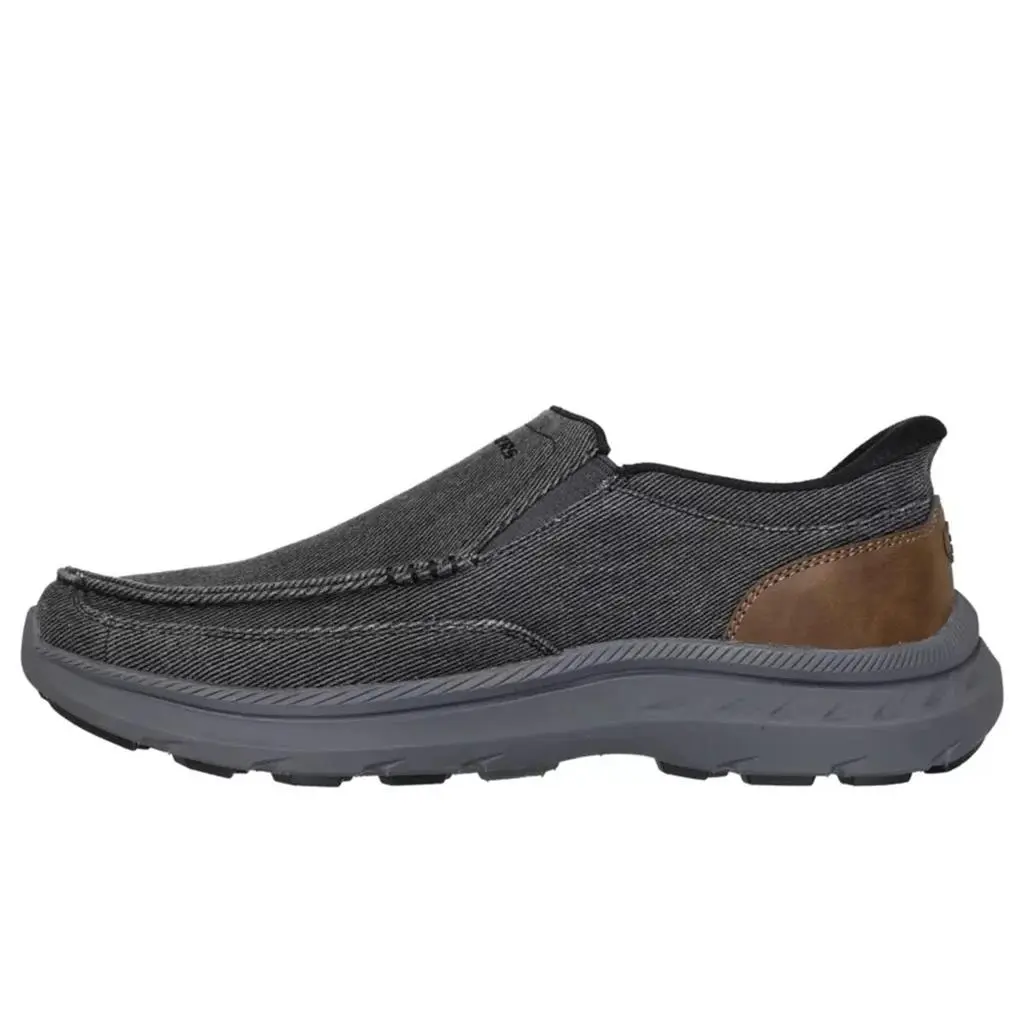 Skechers shoes - Slip-Ins Pollard Rohan Canvas Slip-Resistant - Black 0