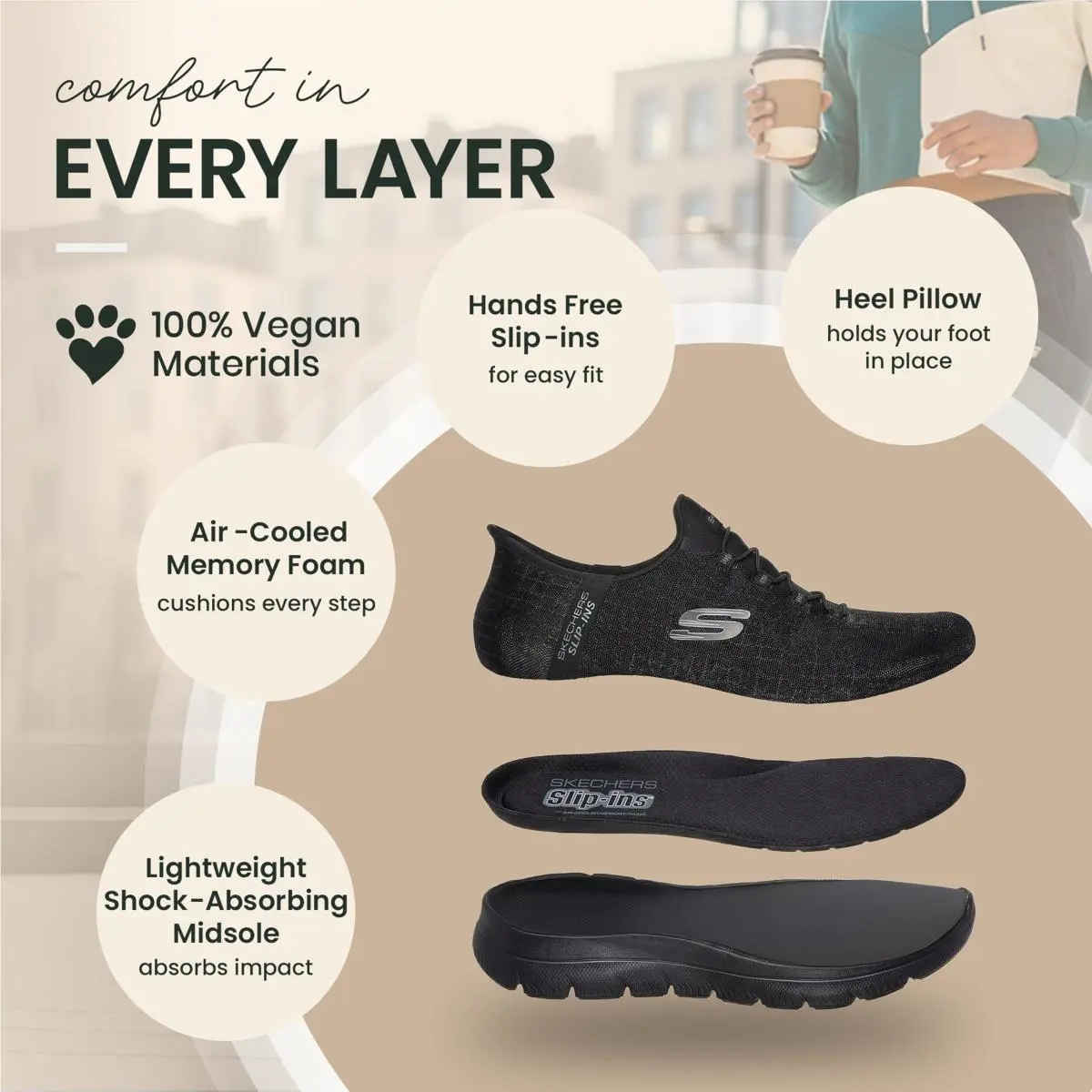 Skechers shoes - 150128w - 150128W - black rose gold 52