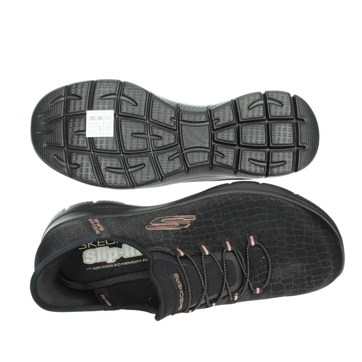 Skechers shoes - 150128w - 150128W - black rose gold 61