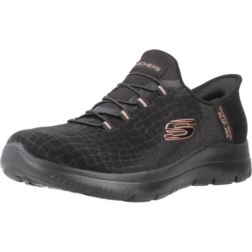 Skechers shoes - 150128w - 150128W - black rose gold 36