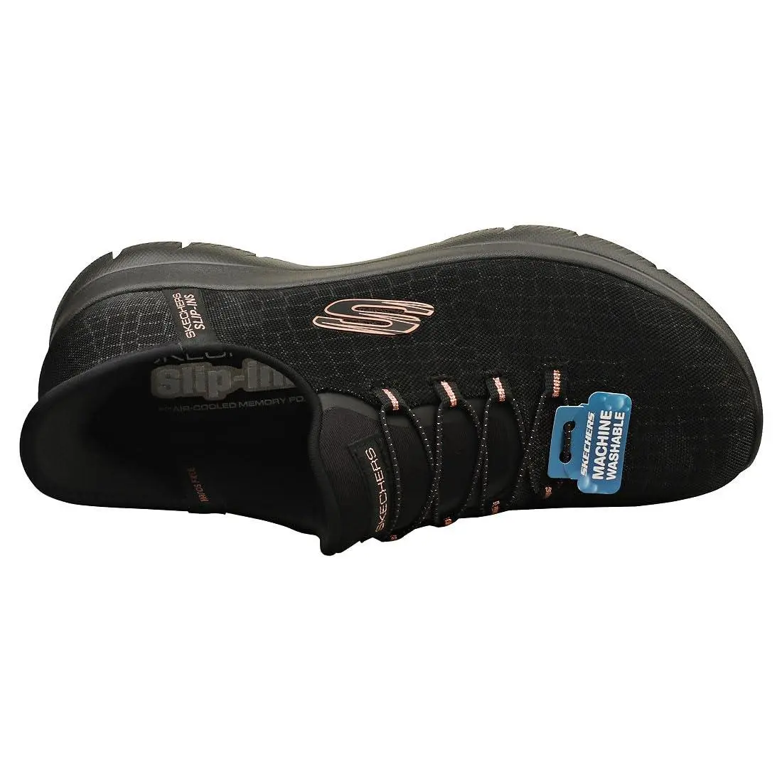 Skechers shoes - 150128w - 150128W - black rose gold 34