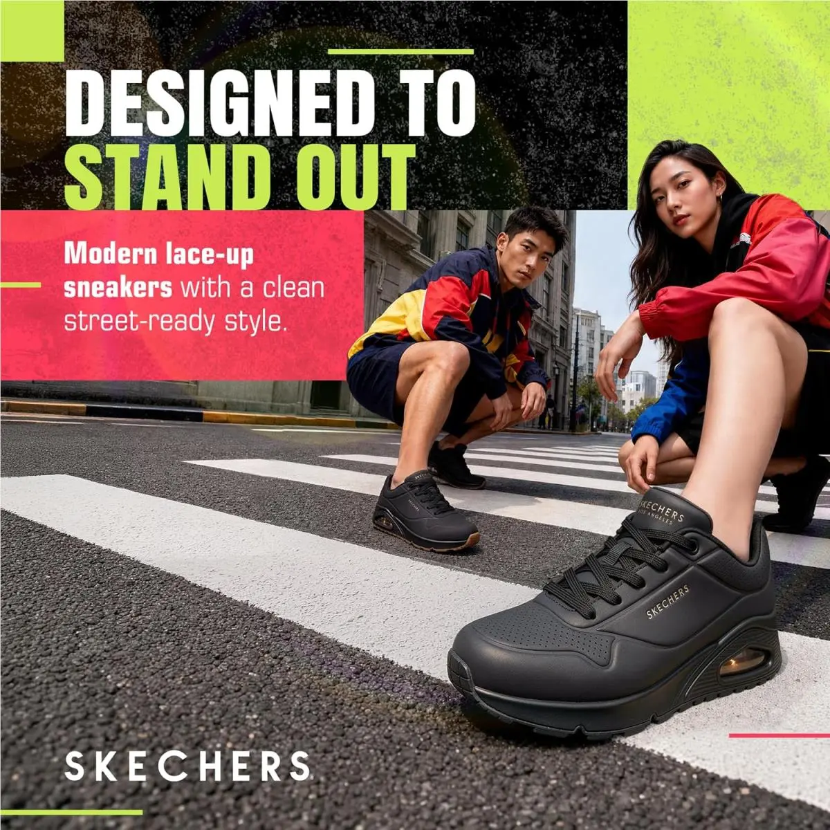 Skechers shoes - Uno Stand on Air Sneaker - Multicolor, (Manufacturer): White (UPC: 191665119210) 44