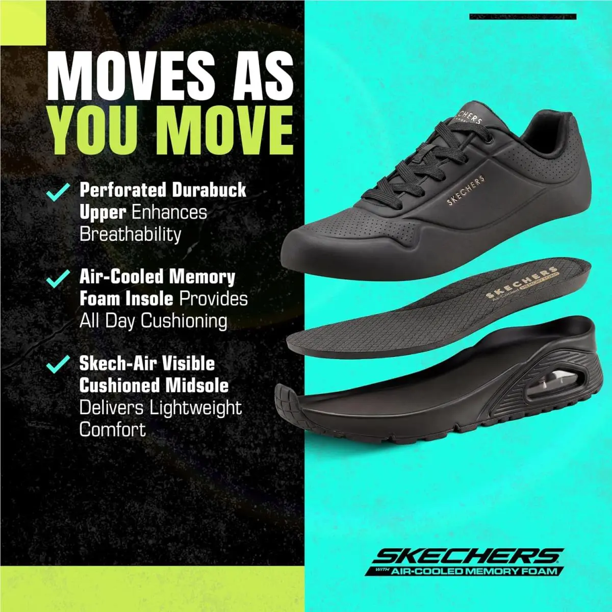 Skechers shoes - Uno Stand on Air Sneaker - Multicolor, (Manufacturer): White (UPC: 191665119210) 46