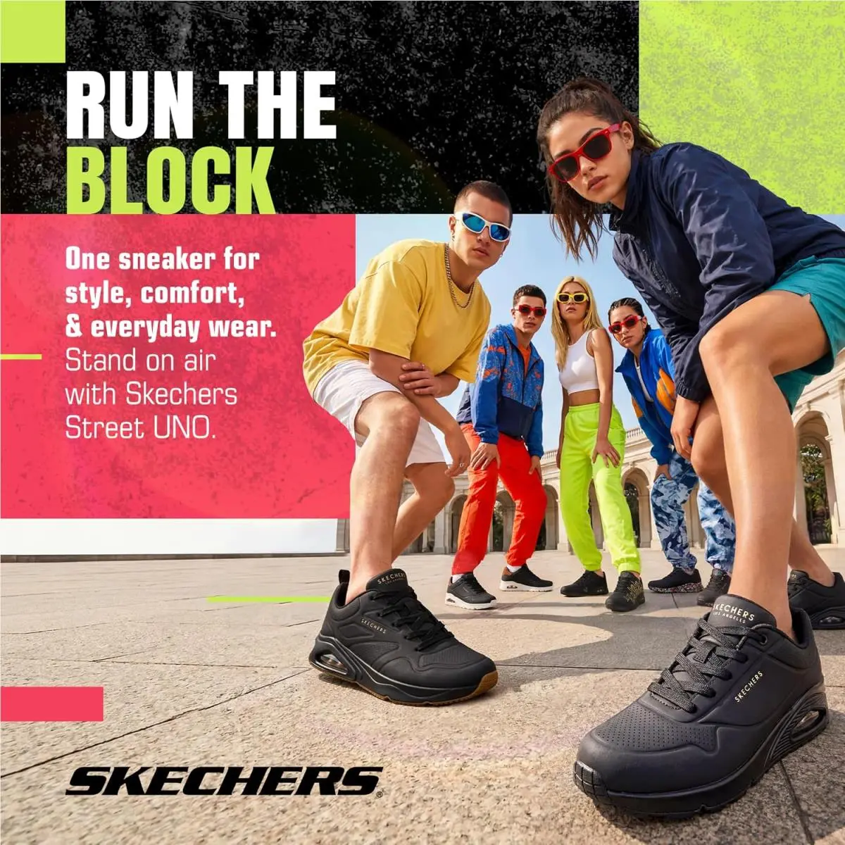 Skechers shoes - Uno Stand on Air Sneaker - Multicolor, (Manufacturer): White (UPC: 191665119210) 48