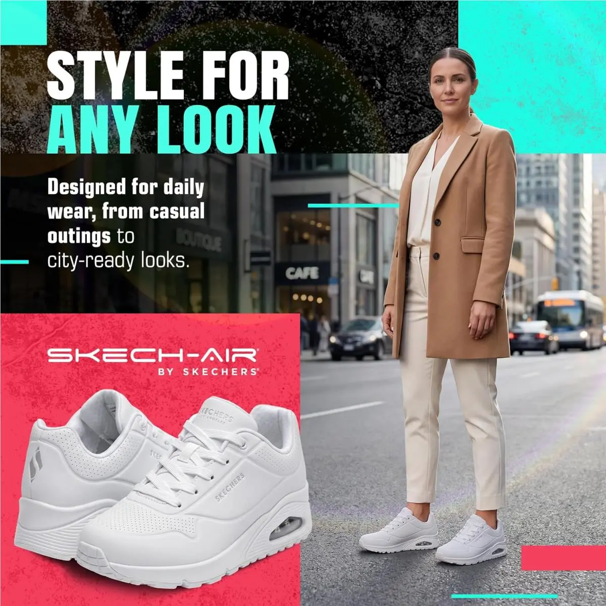 Skechers shoes - Uno Stand on Air Sneaker - Multicolor, (Manufacturer): White (UPC: 191665119210) 53