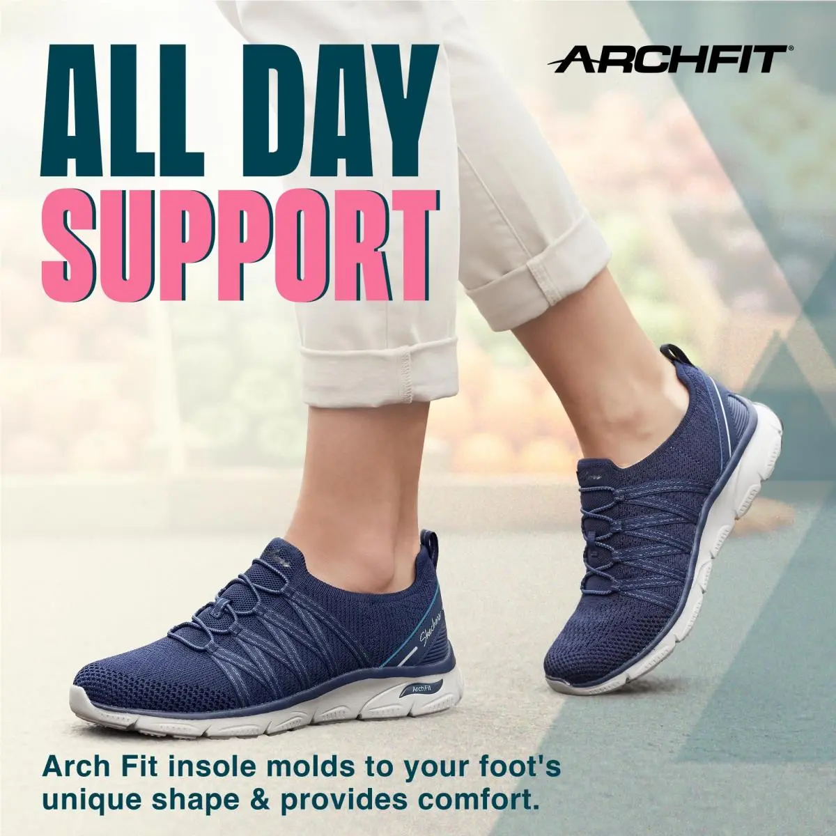 Skechers shoes - 100728-bbk - 100728-BBK - navy 1