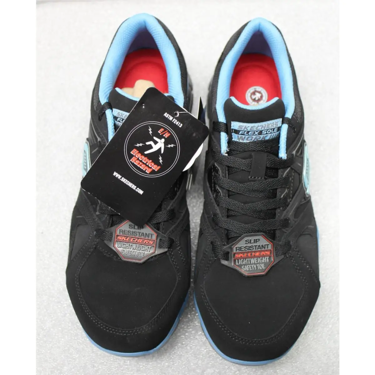 Skechers shoes - Work - Work - 76553-BKBL - Black (UPC: 888222163778) 1