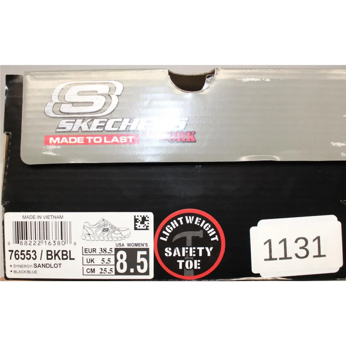 Skechers shoes - Work - Work - 76553-BKBL - Black (UPC: 888222163778) 6