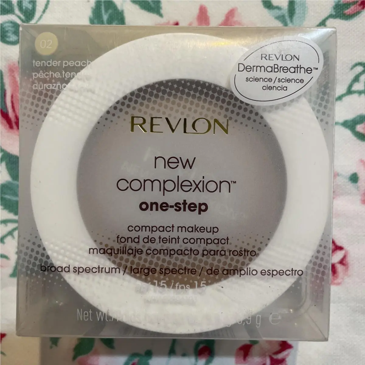 Complexion One Step Makeup SPF15 02 Tender Peach Nos Read See Damage by Revlon
