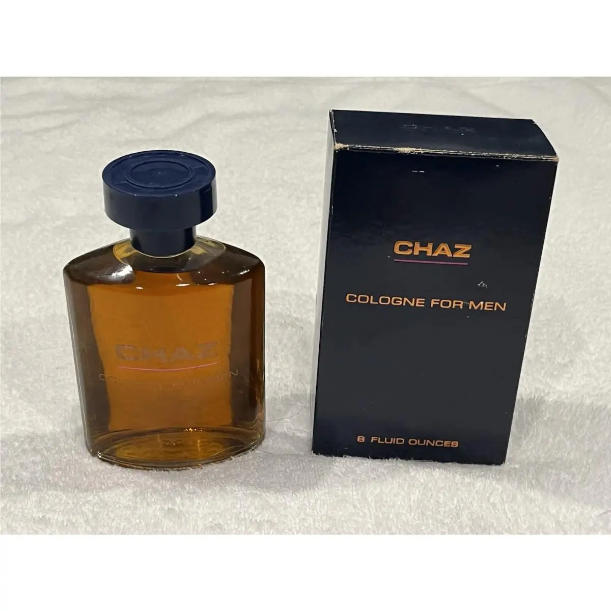 Vintage Chaz Cologne For Men 8 oz Splash Bottle  Charlie Division by Revlon