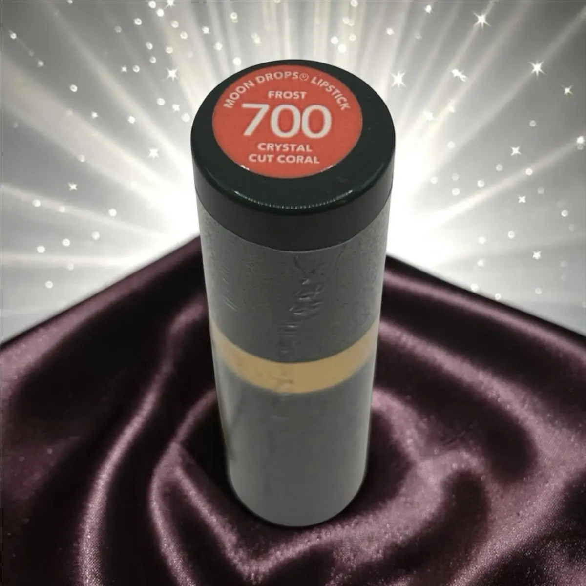 Moon Drops Frost Lipstick 700 Crystal Cut Coral Vintage by Revlon