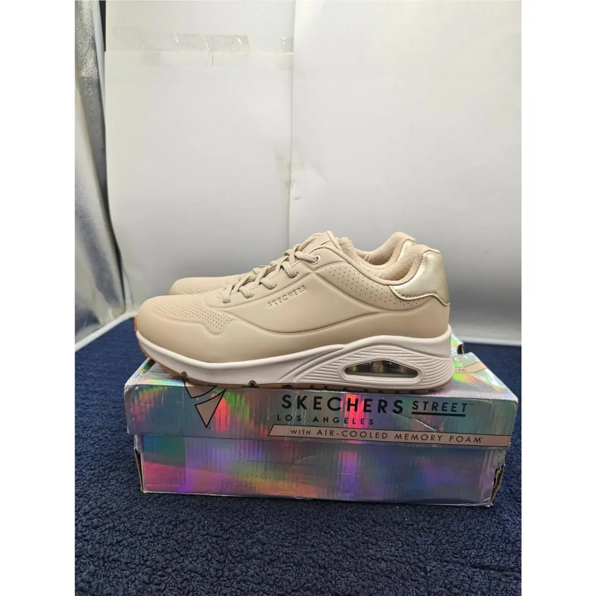 Skechers shoes - Uno - Shimmer Away - Uno Shimmer Away - 155196 NUDE - Natural Nude 2