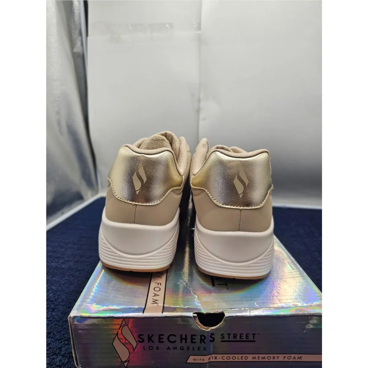 Skechers shoes - Uno - Shimmer Away - Uno Shimmer Away - 155196 NUDE - Natural Nude 3