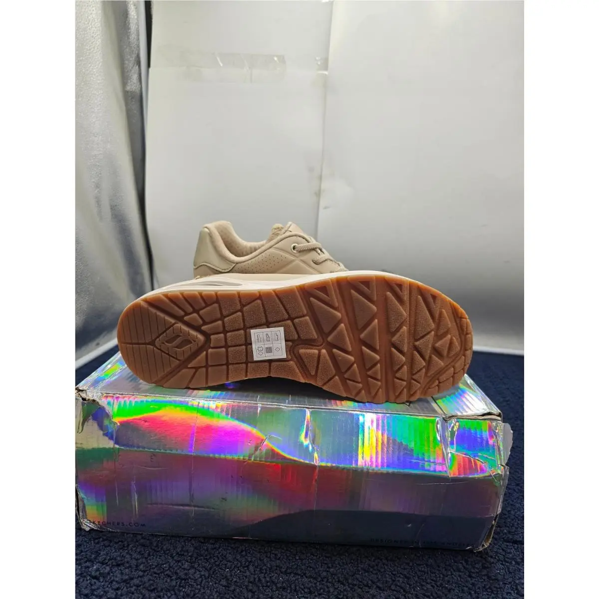 Skechers shoes - Uno - Shimmer Away - Uno Shimmer Away - 155196 NUDE - Natural Nude 4