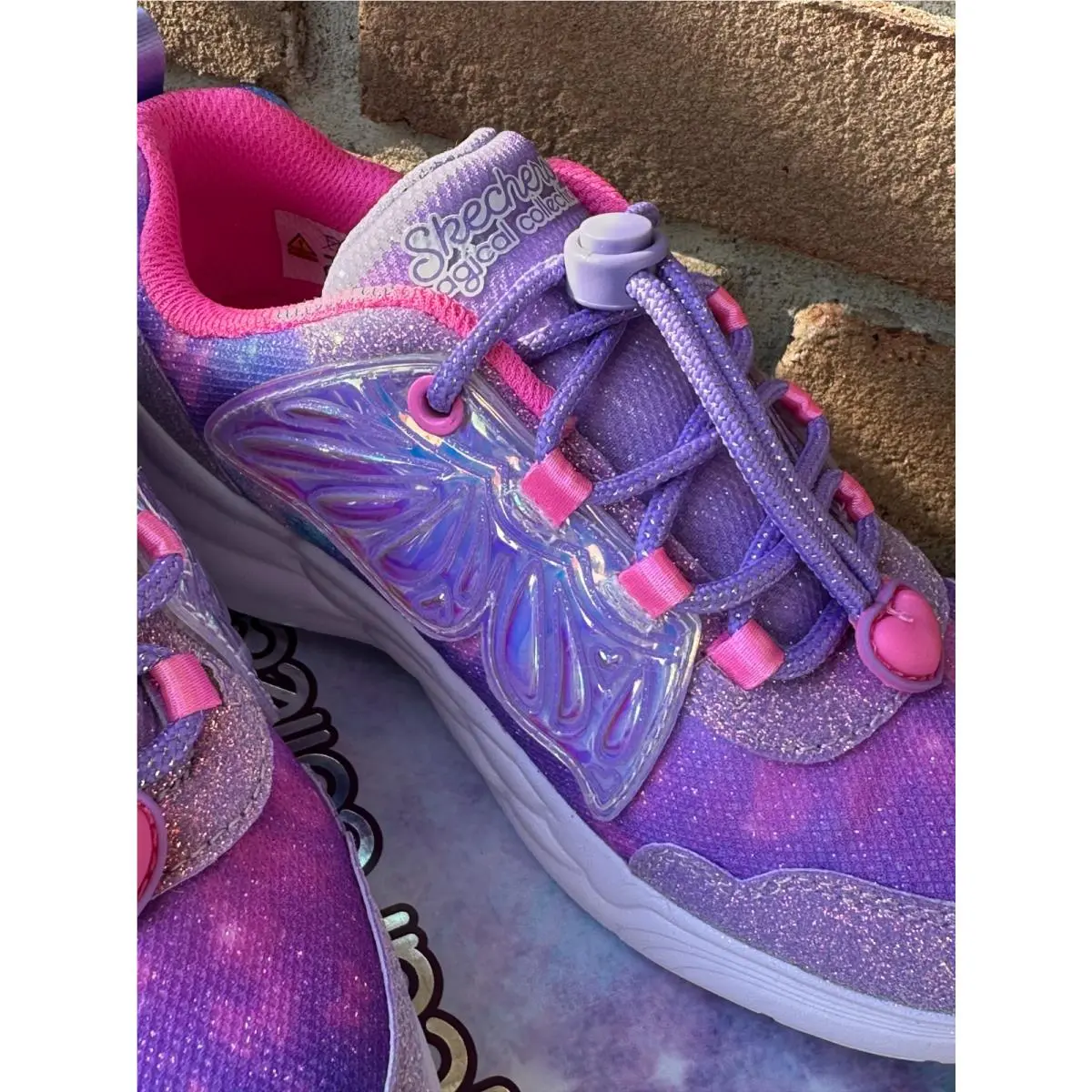 Skechers shoes - Skechers Magical Collection Wing Brites - 303071L/LVPK - Purple, Pink, Silver 5
