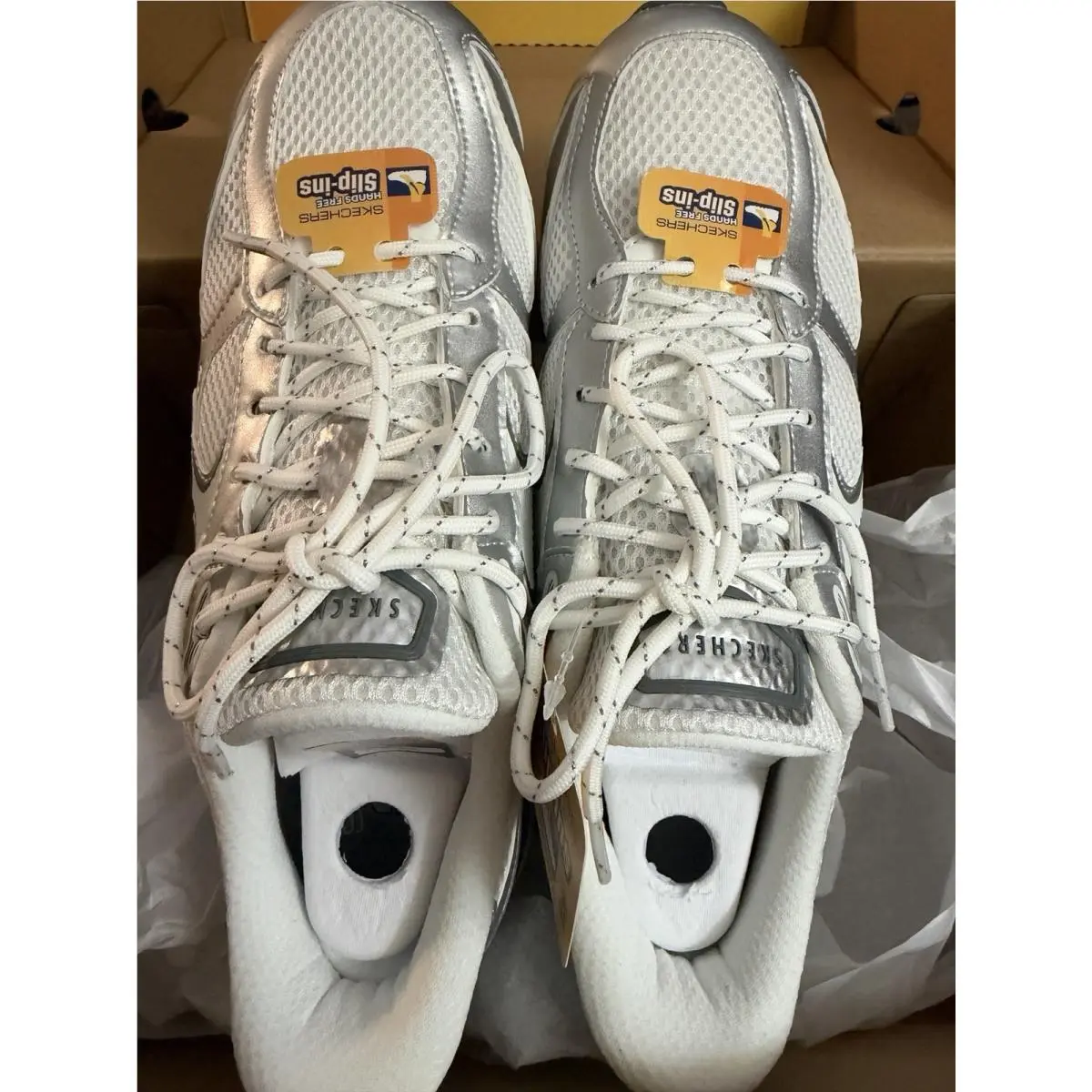 Skechers shoes - Skechers Slip-ins Exhilarate - Exhilarate - Silver 0